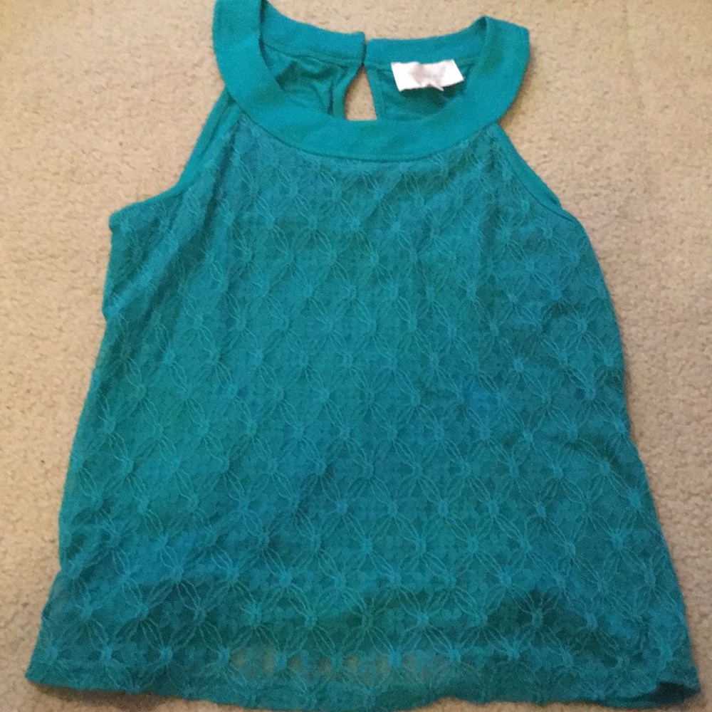 Blue/Green Laced Tank!